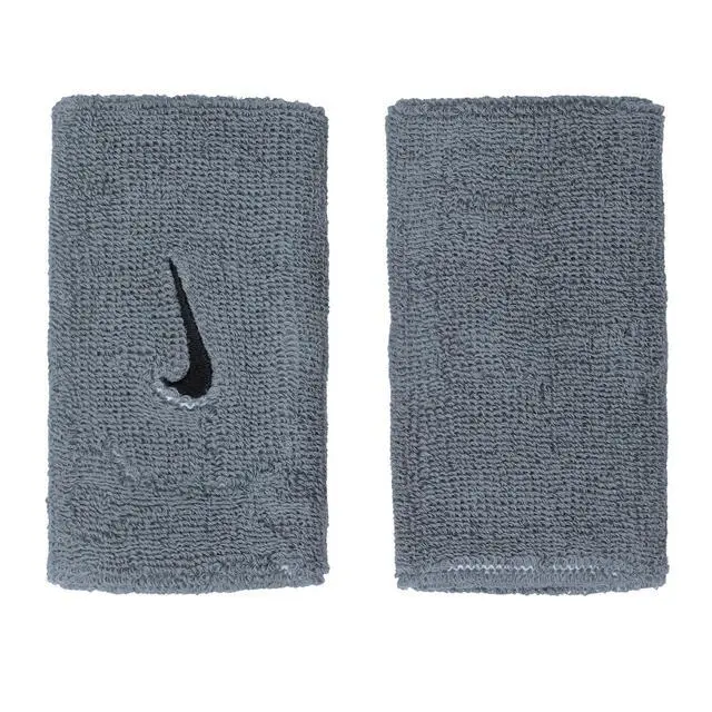 Alt view image 3 of 4 - Unisex Adult Swoosh Classic Doublewide Wristband 2pk