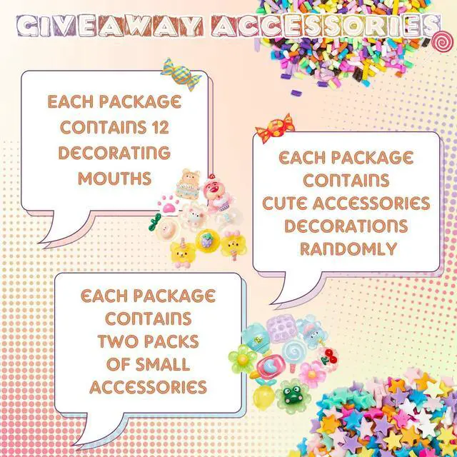 Alt view image 3 of 6 - 12 Pcs Whipped Cream Glue Kit with Piping Tip Decoden Charm,Lovely