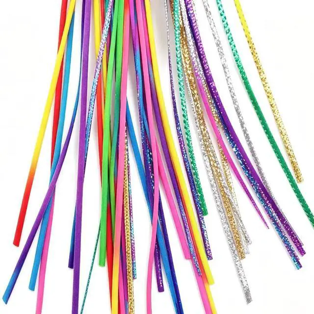 Alt view image 7 of 7 - Colorful Hair String For Braids Rainbow Hair Wrap String Gradient Color Hair Ties for Women Girls DIY Ponytail Braids Styling Accessories