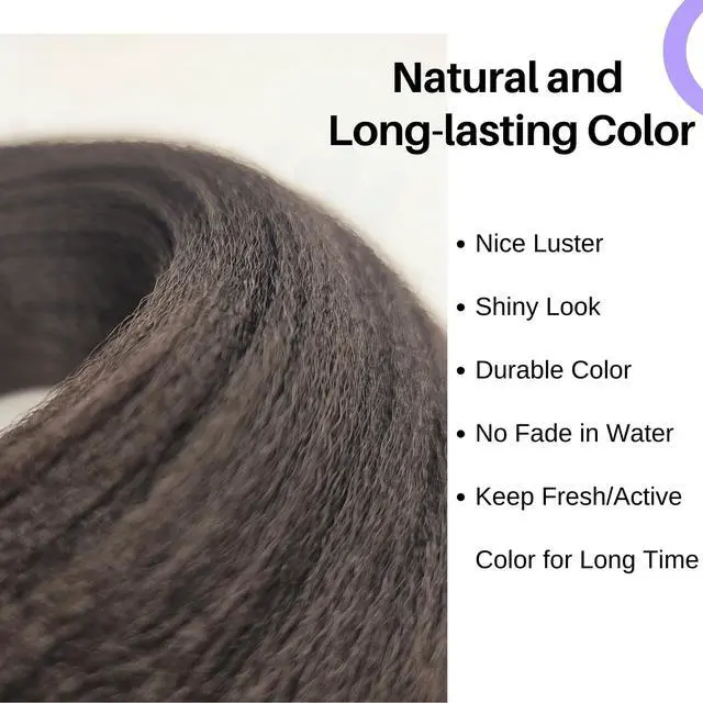 Alt view image 4 of 6 - Brown Braiding Hair Pre Stretched Knotless Box Braids Hair