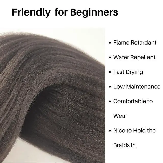 Alt view image 6 of 6 - Brown Braiding Hair Pre Stretched Knotless Box Braids Hair