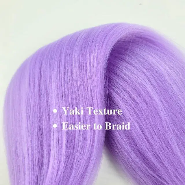 Alt view image 7 of 7 - Lavender Braiding Hair Pre stretched 16 inch