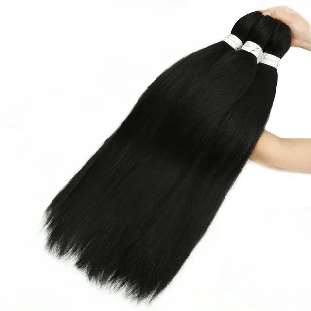 Alt view image 5 of 7 - Kids Braiding Hair Pre stretched Natural Black 16 Inch 3 Packs,1B#