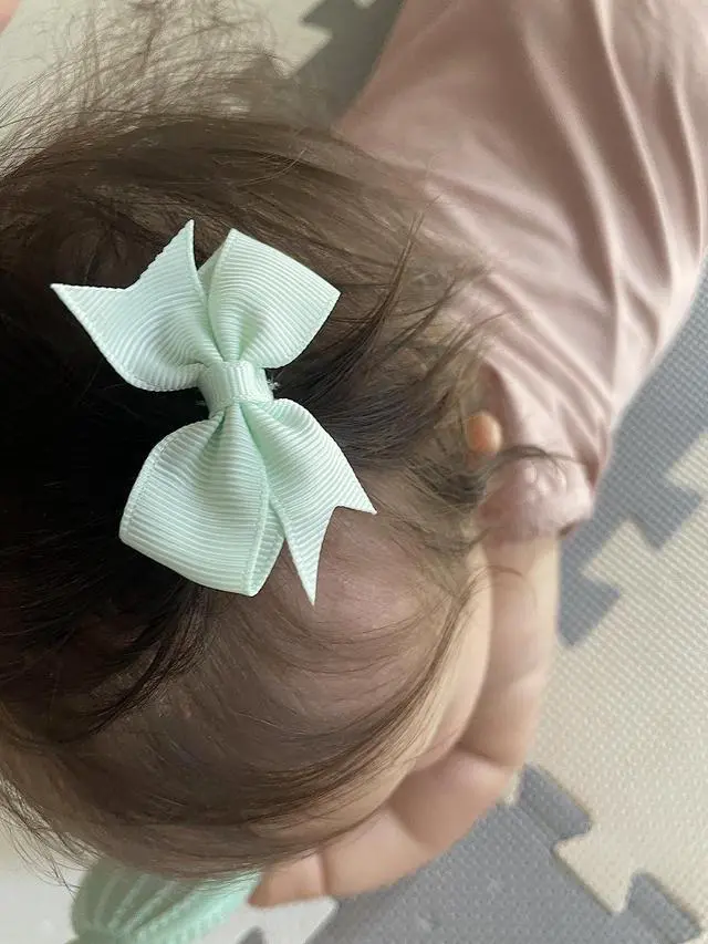 Alt view image 6 of 7 - Hair Clips for Girls - 42PCS Fully Lined Hair Bows Alligator Clips for Toddlers, Infants, Kids, 21 Color Pairs
