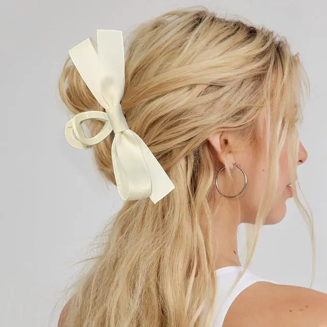 Alt view image 7 of 7 - Bow Claw Clips, Bow Hair Clips Hair Bows, Hair Accessories for Women