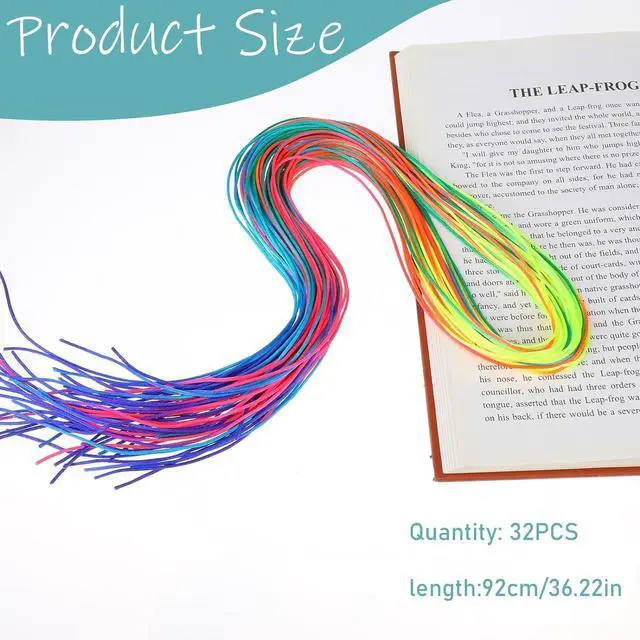 Alt view image 7 of 7 - 30Pcs MultiColorful Hair Wrap String For Braids, Multi Rainbow Braiding Hair Tie, Hair Accessories for Women Girls, Gradient Color Hair Rope Band, Hair Styling Accessories
