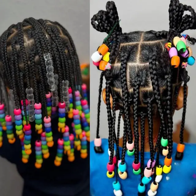 Alt view image 5 of 5 - Kids Braiding Hair Pre stretched 16 inches Color 2 Braiding Hair for Kids