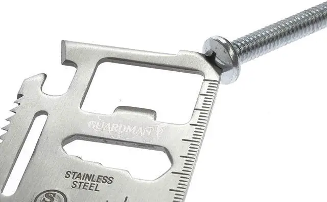 Alt view image 4 of 7 - Fathers Day Gift 2-Pack 11-in-1 Credit Card Multitool Multitool Wallet Survival Tactical Tool with Knife, Bottle Opener & More Dad Gift for Men