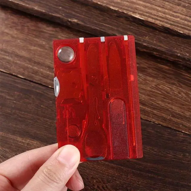 Alt view image 5 of 5 - Black 12 in 1 Pocket Credit Card Outdoor Survival Multi Card Multi Tool EDC Tool Gear Multitools and Accessories Hand Tools, Multitools and Accessories
