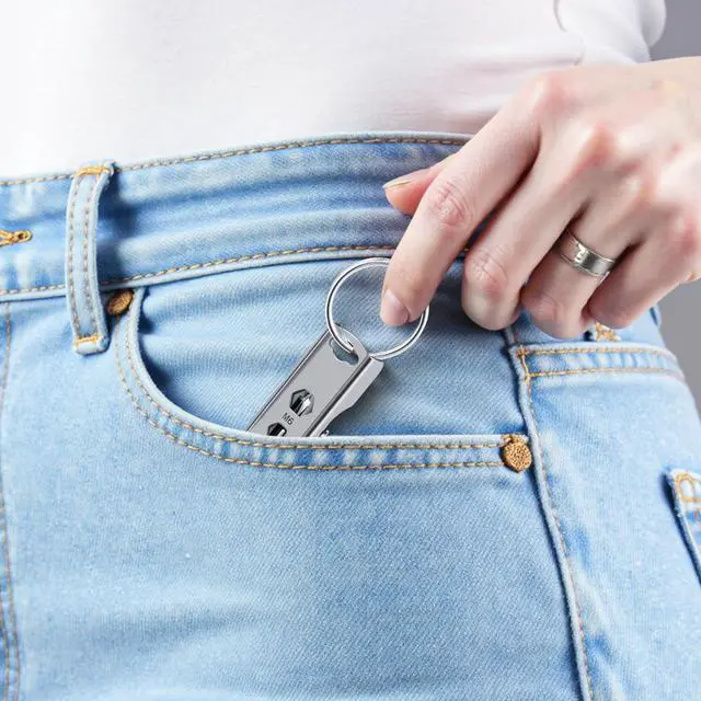 Alt view image 3 of 7 - 7-in-1 Multi-Tool Keychain