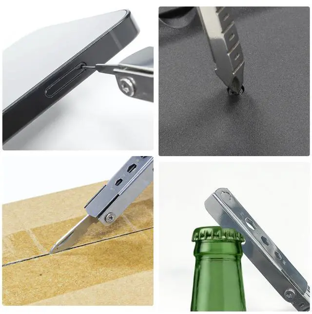 Alt view image 7 of 7 - 7-in-1 Multi-Tool Keychain