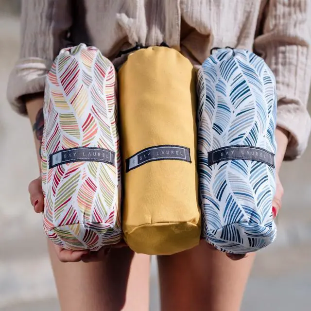 Alt view image 5 of 7 - Turkish Beach Towel with Travel Bag 39 x 71 Quick Dry Sand Free Lightweight Large Oversized Towels Light