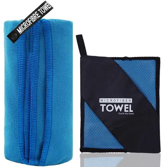 Alt view image 2 of 6 - Microfiber Travel Towel, Quick Dry Camping & Gym Towel. Compact | Super Absorbent,Fast Drying,Lightweight,Soft,Suitable for Camping,Backpack,Gym,Swim, Yoga,Hiking