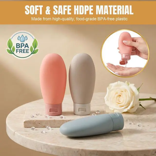 Alt view image 5 of 7 - 20 Pack Travel Bottles for Toiletries, Travel Size Containers Kit