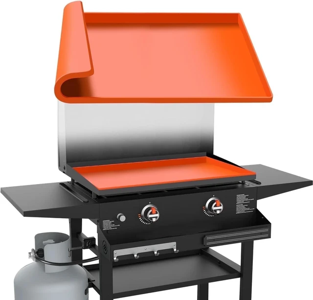 Main image of Designed for Blackstone Griddle Cover 36Inch 28Inch 22Inch 17inch, Blackstone Griddle Accessories Silicone Griddle Cover Mat, Food-Grade Protection for Black Stone Grill - Protects from Dirt and Rust