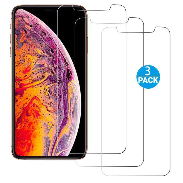 Alt view image 2 of 7 - Screen Protector for iPhone 11 Pro Max/iPhone Xs Max 3 Pack 6.5 Inch 2019/2018 Release Case Friendly Tempered Glass