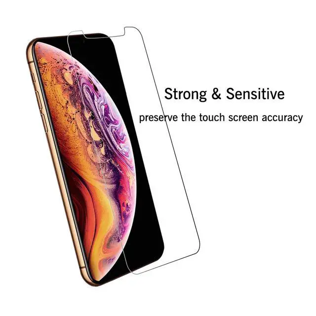 Alt view image 4 of 7 - Screen Protector for iPhone 11 Pro Max/iPhone Xs Max 3 Pack 6.5 Inch 2019/2018 Release Case Friendly Tempered Glass
