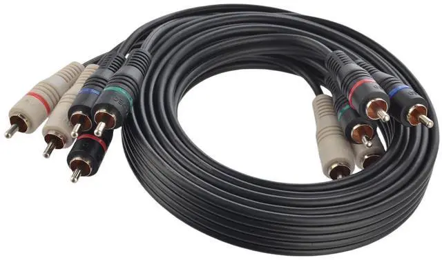 Alt view image 5 of 7 - 5 RCA Cables 6 feet Component Cable RCA Splitter Audio Video Cable YPbPr RGB AV Cable 1080i Male/Male for DVD STB TV Box HDTV - 1.8m