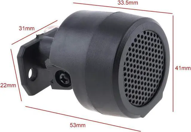 Alt view image 2 of 7 - 4pcs Dome Tweeters, 12V 500W High Efficiency Car Stereo Speakers, TP-006A Mini Dome Tweeter Speakers for Car Audio System Accessories