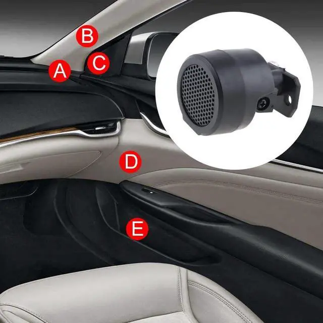 Alt view image 4 of 7 - 4pcs Dome Tweeters, 12V 500W High Efficiency Car Stereo Speakers, TP-006A Mini Dome Tweeter Speakers for Car Audio System Accessories