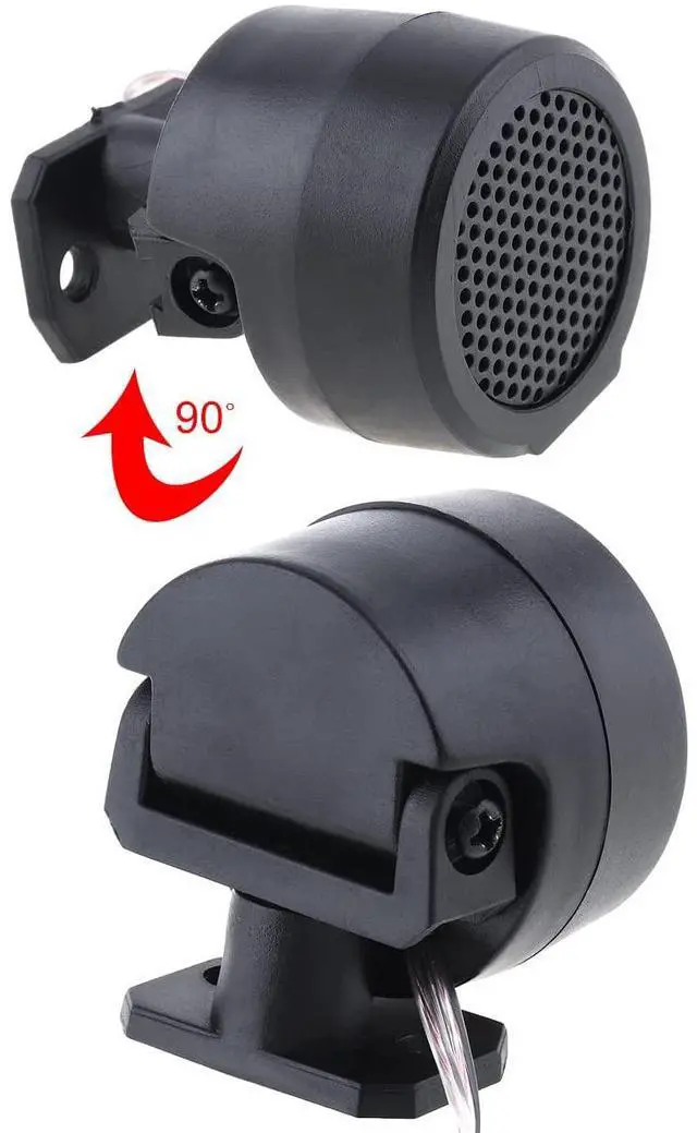 Alt view image 6 of 7 - 4pcs Dome Tweeters, 12V 500W High Efficiency Car Stereo Speakers, TP-006A Mini Dome Tweeter Speakers for Car Audio System Accessories
