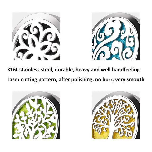 Alt view image 3 of 7 - 4 PCS Car Vent Clip Diffuser Clip, 30mm Aromatherapy Essential Oil Diffuser Car Clip with 40 Felt Pads, Gift for Women/Men, Mothers Day, Christmas, Birthday