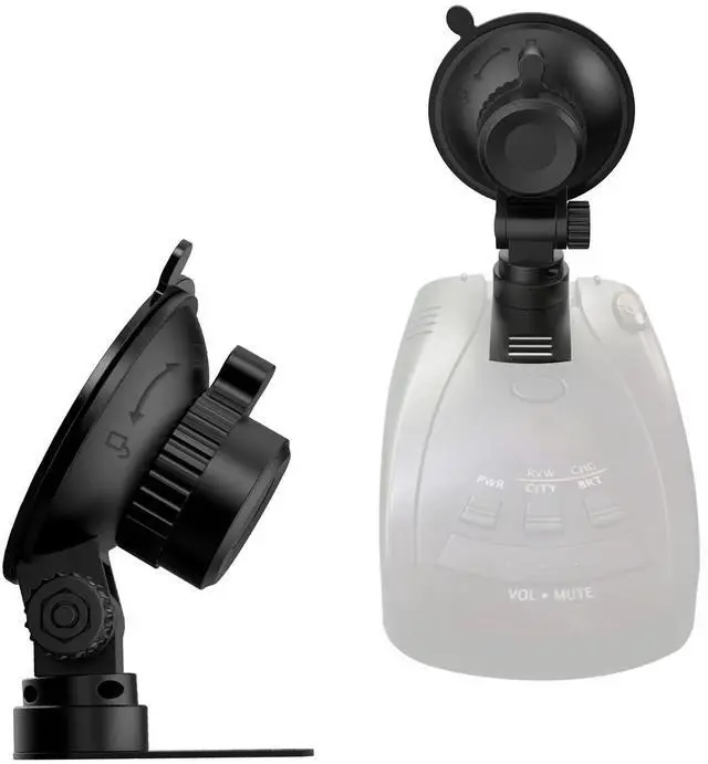 Alt view image 3 of 7 - Radar Detector Mount,Car Radar mounting Bracket Suction Cup Holder,Windshield and Dashboard Radar Detector Suction Mount,for Cobra Escort Beltronics,Easy to Install