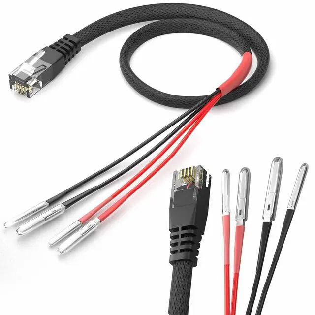 Main image of Radar Detector Hardwire Kit for Escort, Uniden R1 R3 R7, Beltronics Valentine One Radar Detector Power Cord | 12" Mirror Tap Wire with RJ11 Jack, Dual Size Pins and Inline Fuse Radar Kit