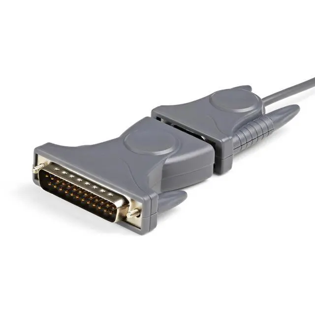 Alt view image 2 of 6 - Usb To Serial Adapter Cable 3ft Usb M To Db9/Db25 Rs232 M