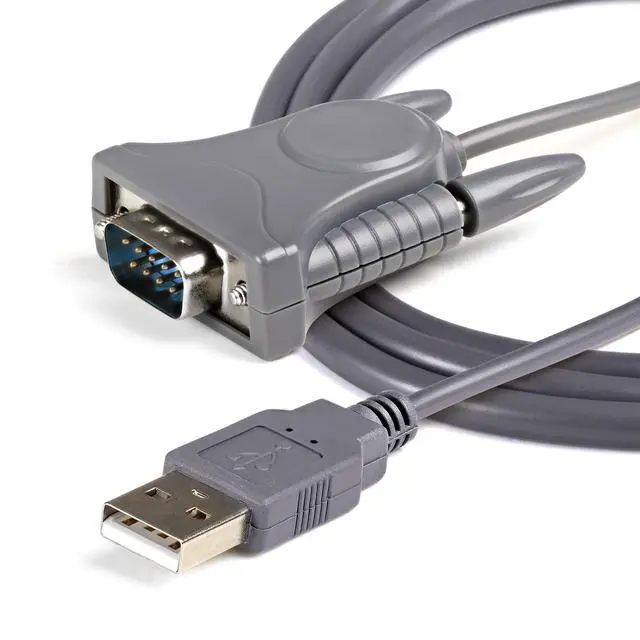 Alt view image 5 of 6 - Usb To Serial Adapter Cable 3ft Usb M To Db9/Db25 Rs232 M