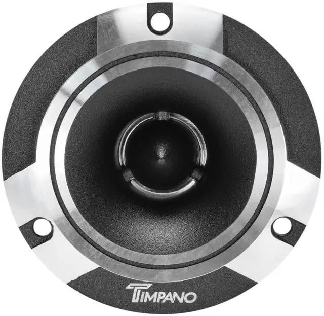 Alt view image 6 of 7 - TPT-ST2 Chrome Slim Super Tweeter, 600 Watts 4 Ohm, 105 dB, 1 in Voice Coil, 3.85 inch Pro Car Sound System Bullet Tweeters (Pair)