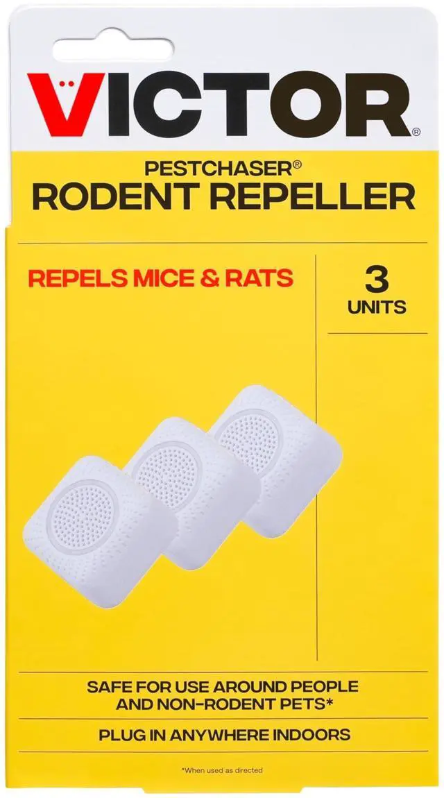 Main image of PestChaser Indoor Ultrasonic Rodent Repellent with Nightlight - 3 Pack Rodent Repeller Mouse Deterrent Plug In Devices - Repels Mice Indoors - M753K