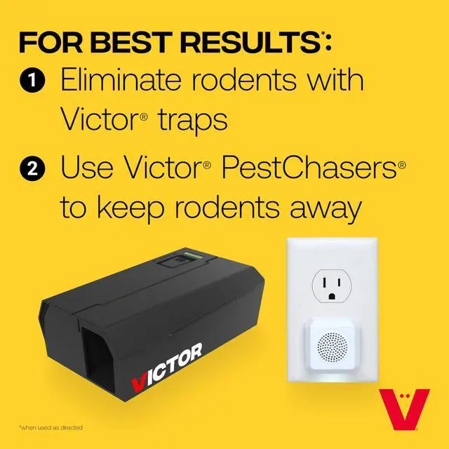Alt view image 4 of 7 - PestChaser Indoor Ultrasonic Rodent Repellent with Nightlight - 3 Pack Rodent Repeller Mouse Deterrent Plug In Devices - Repels Mice Indoors - M753K