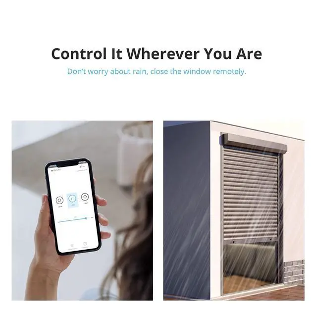 Alt view image 5 of 7 - WiFi Smart Curtain Switch with Power Metering TUV Certified, DUALR3 Dual Relay DIY Curtain, Blinds, Roller Shutter,Two Way Smart Switch,Compatible with Alexa&Google Home(1 Pack)