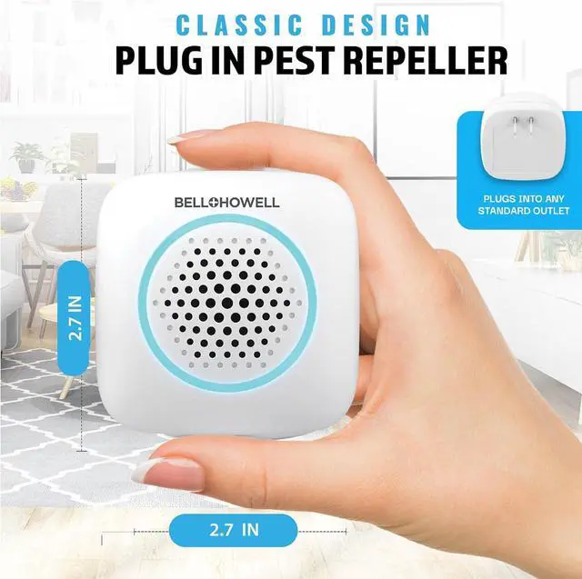 Alt view image 7 of 7 - 4 Pk Ultrasonic Pest Repeller Indoor, Mice Repellent Indoor Home Kit, DIY Pest Control at Home, Plug in Spider Repellent, Rodent Repellent, Bug, Insect & More, Family and Pet Safe