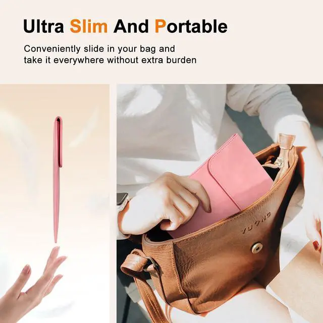 Alt view image 5 of 7 - 7 Inch Sleeve Case, Compatible with All 7'' E-Reader Book (10th Gen. 2019/9th Gen. 2017) & Kobo Devices, Protective Sleeve Cover Pouch Bag Carrying Case for eReader, Pink