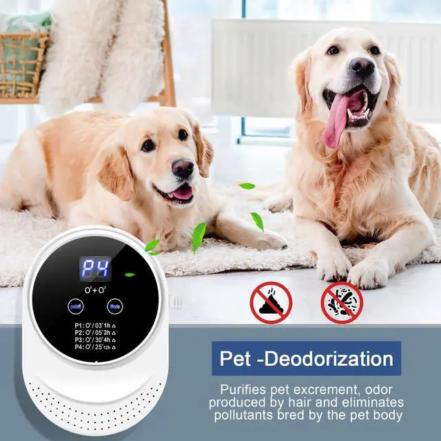 Alt view image 4 of 7 - Ozone Odor Eliminator for Strong Odor 99% Cat Litter Deodorizer Dog Poof Odor Removal Home Plug in Air Purifier for Bedroom Toilet Kitchen Pets Shoe Smoke Car Formaldehyde Air Freshener White