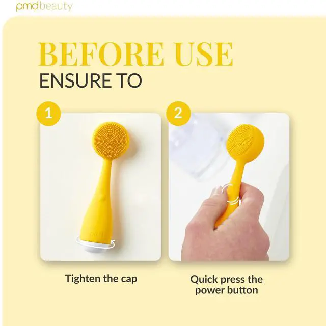 Alt view image 5 of 7 - Clean Mini - Electric Facial Cleansing Brush, Smart Facial Device with Silicone Brush & Anti-Aging Massager