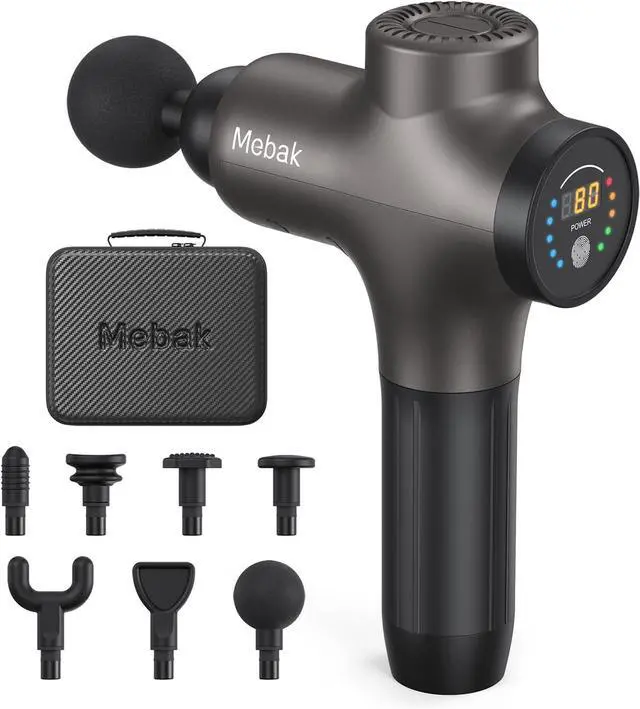 Main image of 3 Massage Gun, Massage Gun Deep Tissue for Athletes, Professional Muscle Percussion Massager, Massager for Shoulder Leg Back Body Pain Relief, Quiet Portable Sport Tool, Gifts for Him