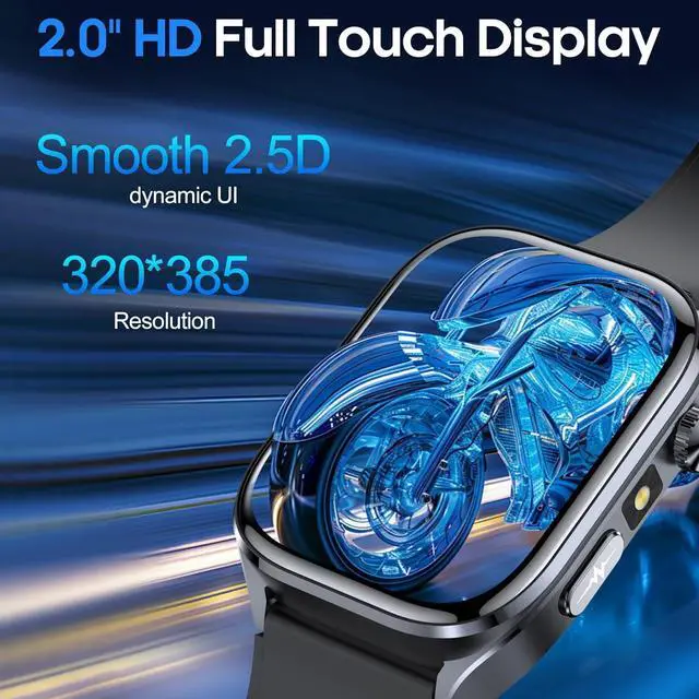 Alt view image 7 of 7 - Advanced Health Smartwatch for Women Men with Real-Time Monitoring of Heart Rate, Sleep Quality and Stress Levels, Always-On DisplayBright Flashlight (Black)