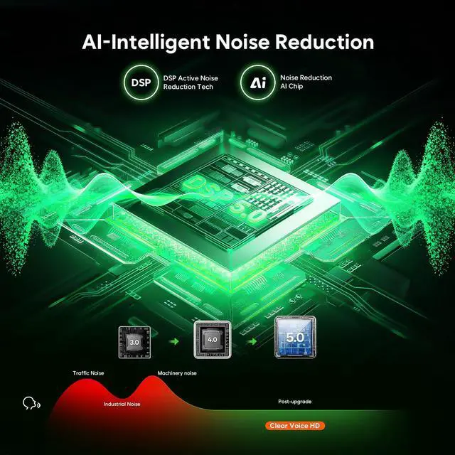 Alt view image 4 of 7 - 136GB (18800 Hour) Double-Sided Magnetic Voice Activated Recorder, Audio Recorder AI Smart Noise Reduction, MP3 & USB-C Digital Voice Recorder, 100H Continuous Recording Device for Meetings/Interviews