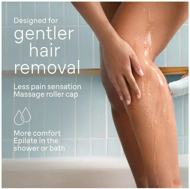 Alt view image 4 of 7 - Epilator Silk-épil 5, Hair Removal Device, Women Shaver & Trimmer, Wet and Dry, Includes Skin Contact Cap, SE5-011, Grey