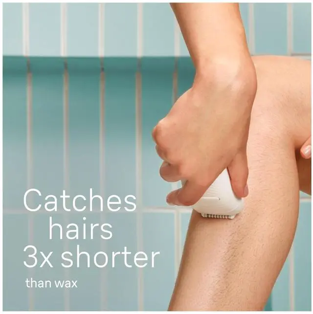 Alt view image 5 of 7 - Epilator Silk-épil 5, Hair Removal Device, Women Shaver & Trimmer, Wet and Dry, Includes Skin Contact Cap, SE5-011, Grey