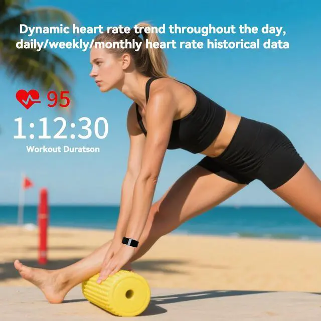 Alt view image 4 of 7 - 2026 Latest Screenless Fitness Tracker, Smart Bracelet Band, Activity & Sleep Tracking Wearable with App Sync, Lightweight Waterproof Activity Tracker Band for Men and Women
