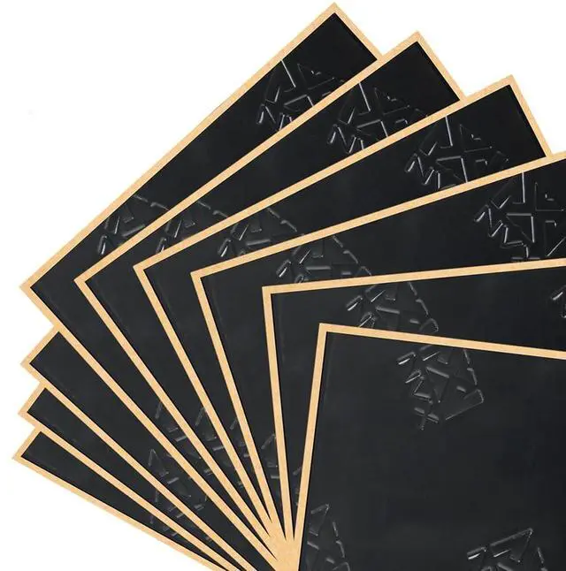 Main image of Stealth Black SDBBP40 90 mil Thick 36 sqft. Car Sound Damping Mat, Butyl Automotive Sound Deadener, Audio Noise Vibration Insulation and Dampening (Nine 18 x 32 Sheets) - Bulk Pack