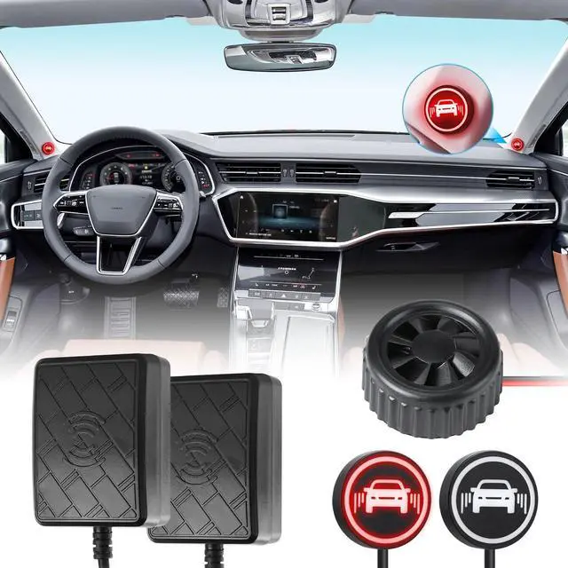 Main image of Blind Spot Monitoring System for Cars, Universal DC12V BSD Sensor Kit with Lane Change Warning, 24GHz Millimeter Wave Radar Safety Assist