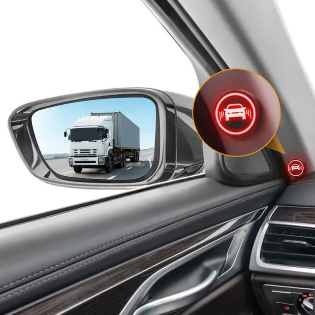 Alt view image 3 of 7 - Blind Spot Monitoring System for Cars, Universal DC12V BSD Sensor Kit with Lane Change Warning, 24GHz Millimeter Wave Radar Safety Assist