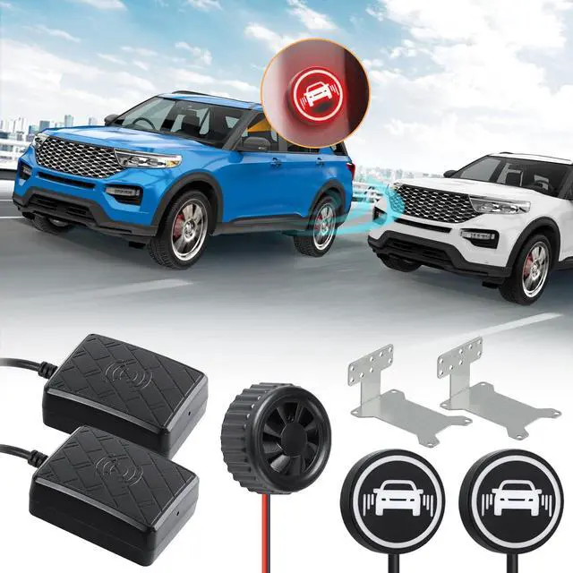 Alt view image 6 of 7 - Blind Spot Monitoring System for Cars, Universal DC12V BSD Sensor Kit with Lane Change Warning, 24GHz Millimeter Wave Radar Safety Assist
