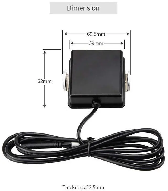 Alt view image 2 of 6 - EBS001 car Blind spot Monitor System Area Detection System Blind spot sensors for Cars Blind spot Alert 24Ghz DC12V