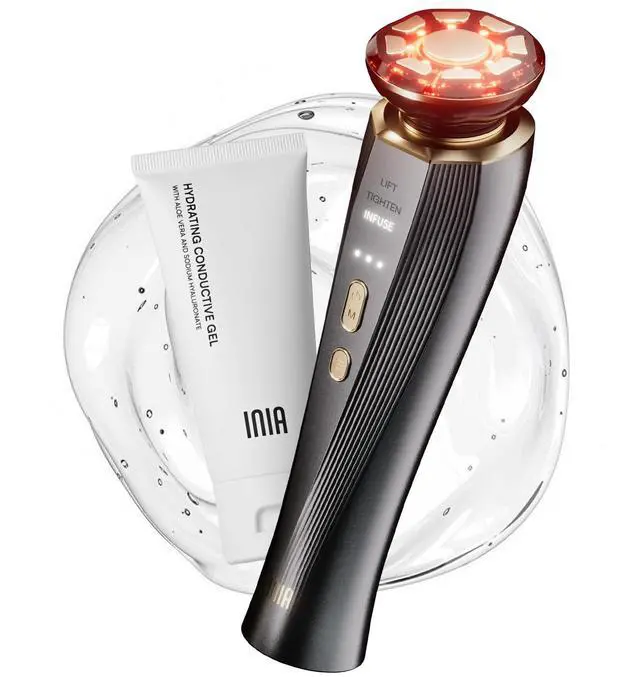 Main image of 3-in-1 Red Light Therapy for Face and Neck Beauty Device for Puffiness & Skin Firming Skincare Tool (Black)